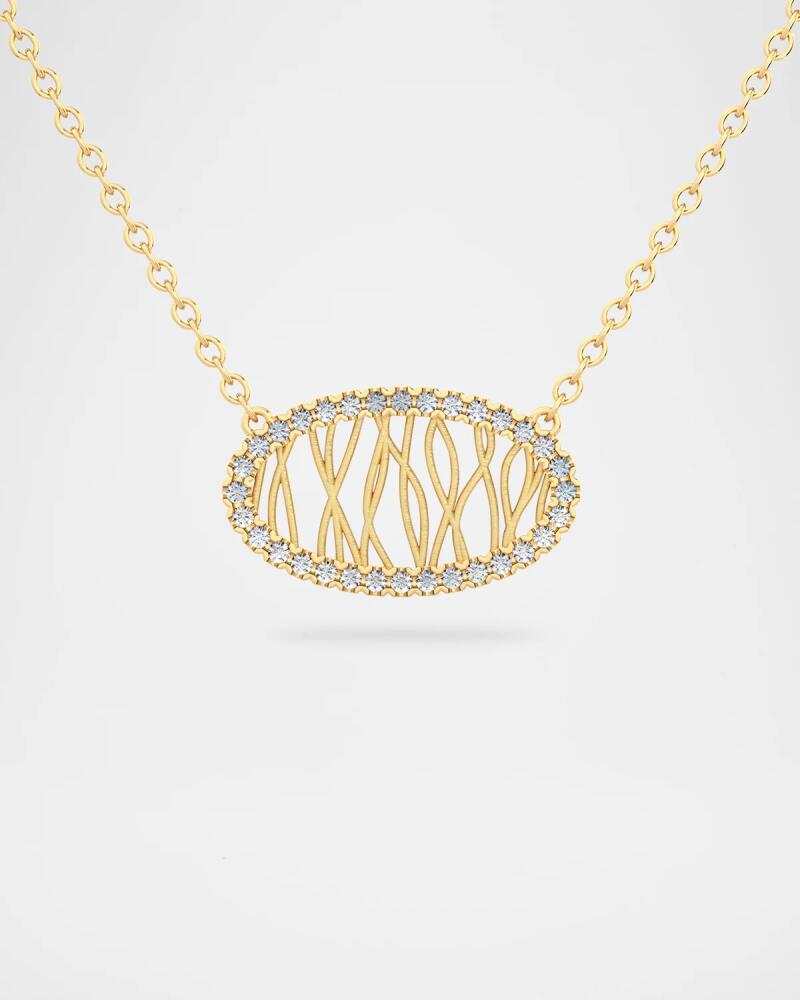 Jamie Turner 18K Gold River Necklace with Diamonds Cover