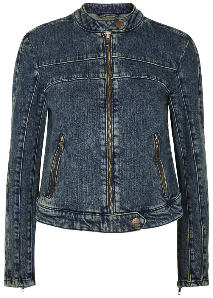 Free People Fast Lane Denim Jacket Cover