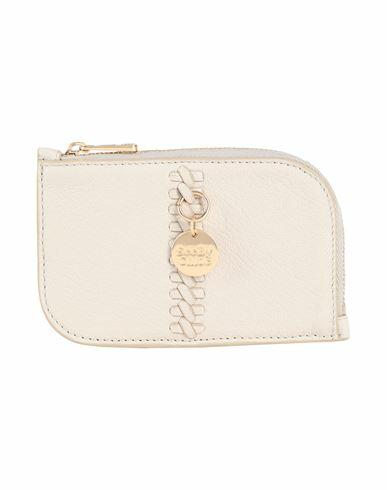 See By Chloé Woman Coin purse Beige Goat skin Cover