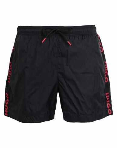 Hugo Man Swim trunks Black Polyamide Cover