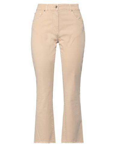 Seventy Sergio Tegon Woman Pants Beige Cotton, Elastane Cover