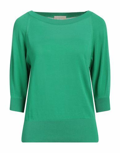 Drumohr Woman Sweater Green Cotton Cover