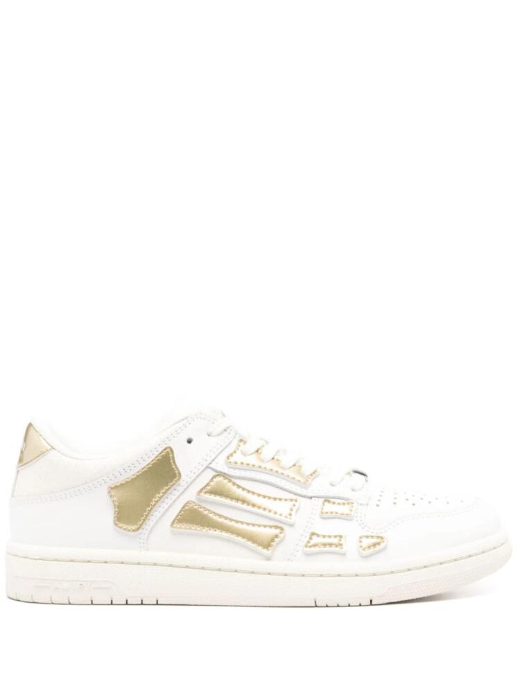 AMIRI patch-detail leather sneakers - White Cover