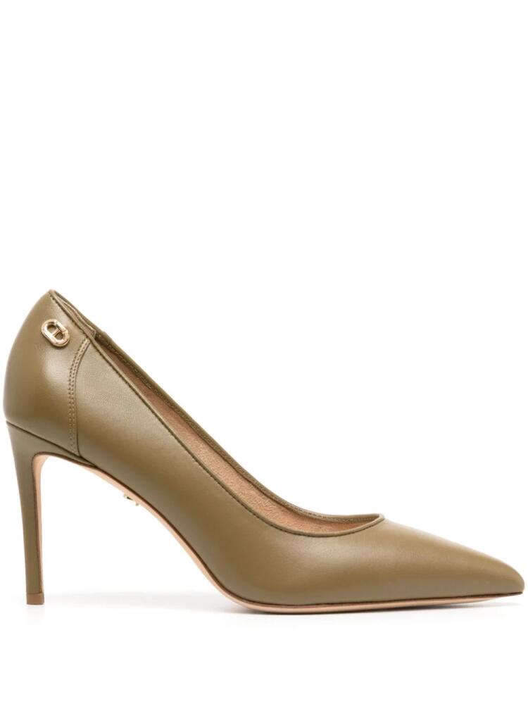 Dee Ocleppo Santorini 85mm leather pumps - Green Cover