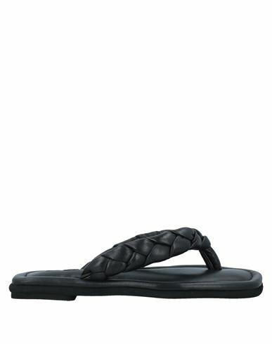 181 Woman Thong sandal Black Textile fibers Cover