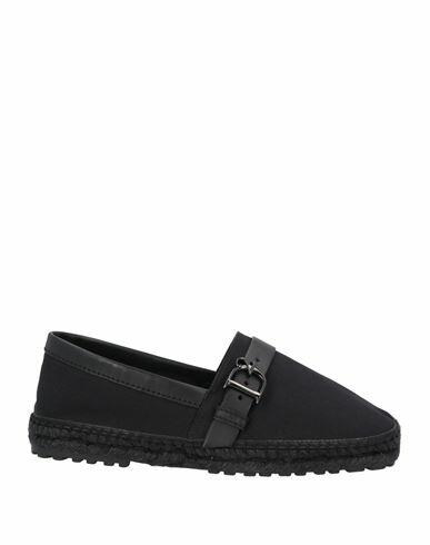 Dsquared2 Man Espadrilles Black Leather Cover