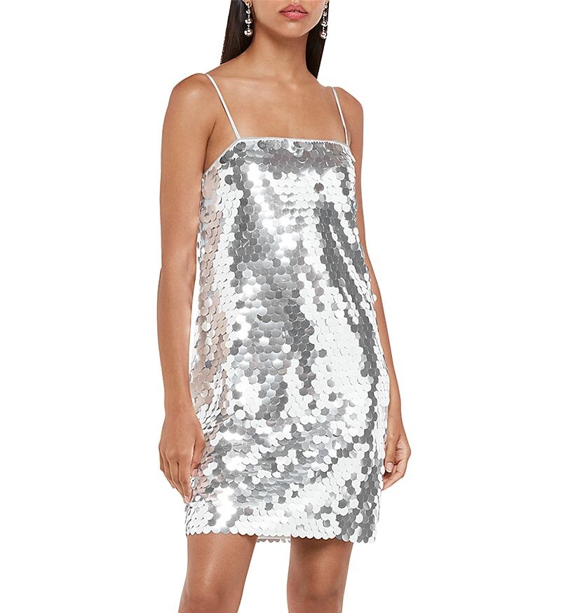 Whistles Mini Disc Sequin Dress Cover