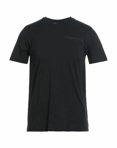 Costume National Man T-shirt Black Cotton Cover