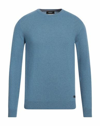 Baldinini Man Sweater Slate blue Wool, Viscose, Polyamide, Cashmere Cover