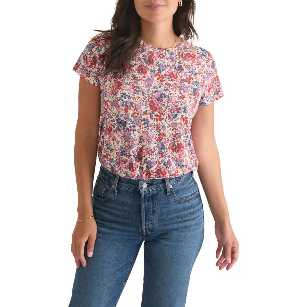 Marine Layer Floral Cotton & Modal T-Shirt Cover