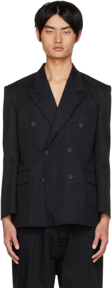 Balenciaga Black Shrunk Blazer Cover