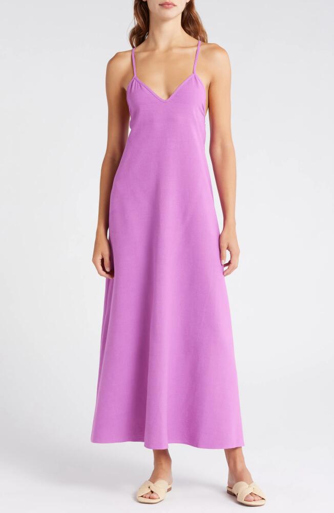 Nordstrom Tie Back Cover-Up Maxi Dress in Pink Bodacious Cover