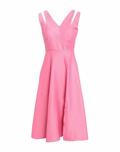 Closet Woman Midi dress Pink Polyester, Cotton, Elastane Cover