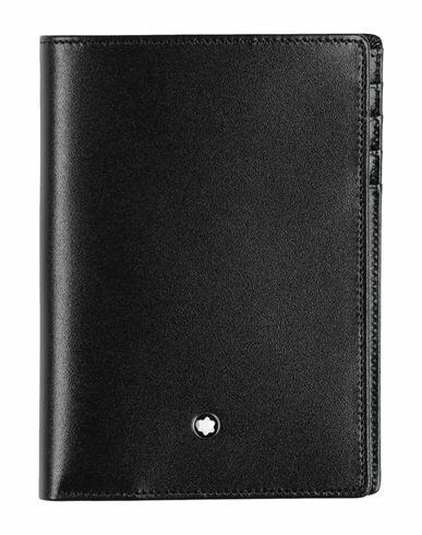 Montblanc Man Wallet Black Leather Cover