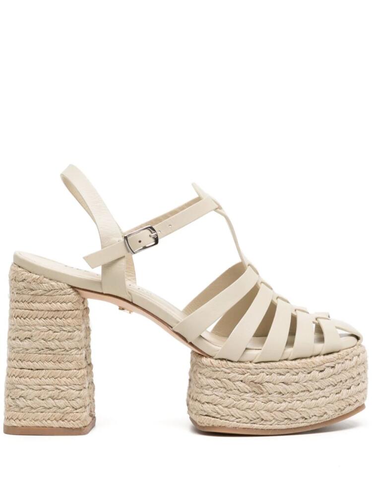 Dee Ocleppo Tulum 115mm leather espadrilles - Neutrals Cover