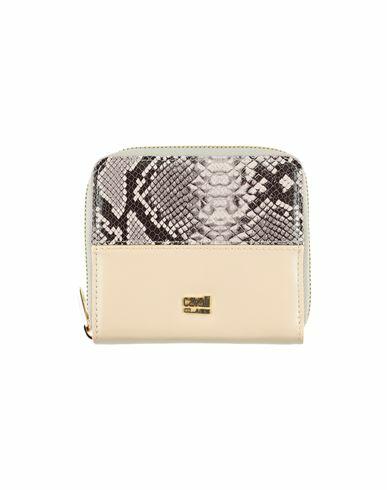 Cavalli Class Woman Wallet Light pink Polyurethane, Calfskin Cover