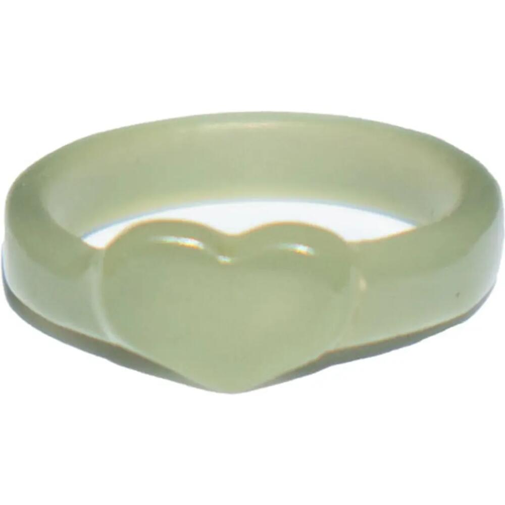 seree Heart Jade ring in Light Green Cover