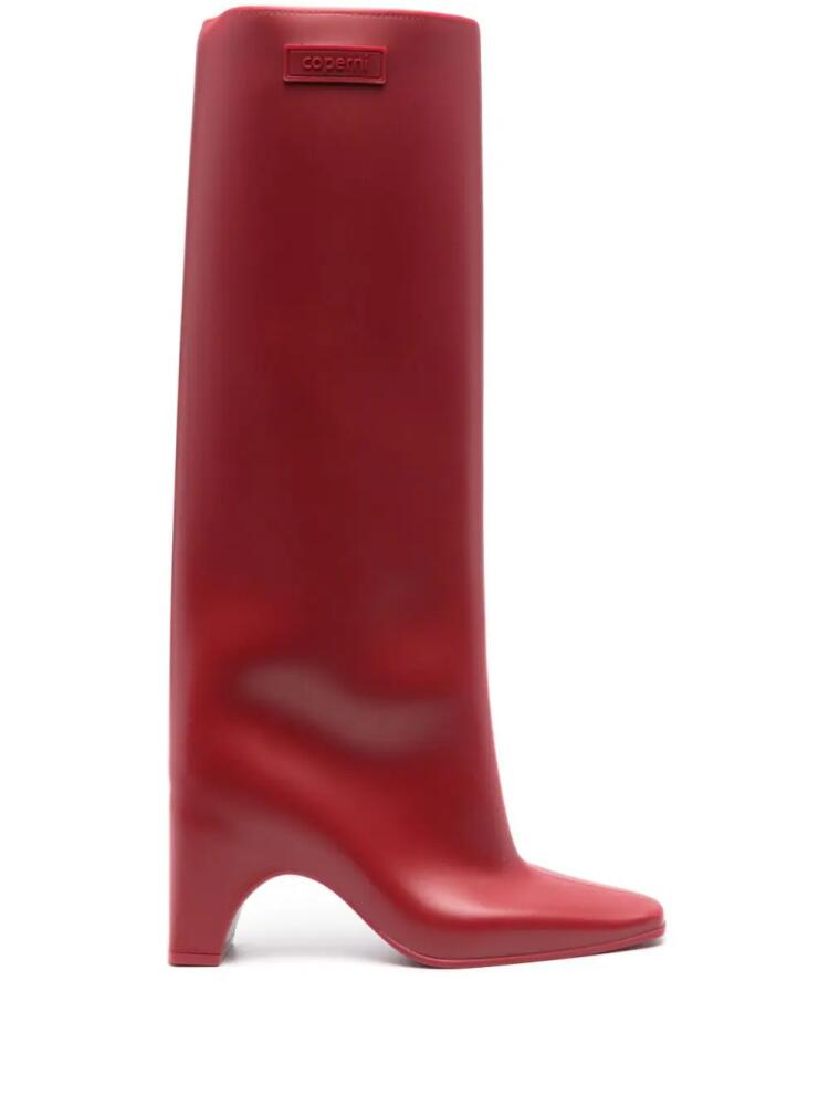 Coperni Bridge knee-high boots - Red Cover