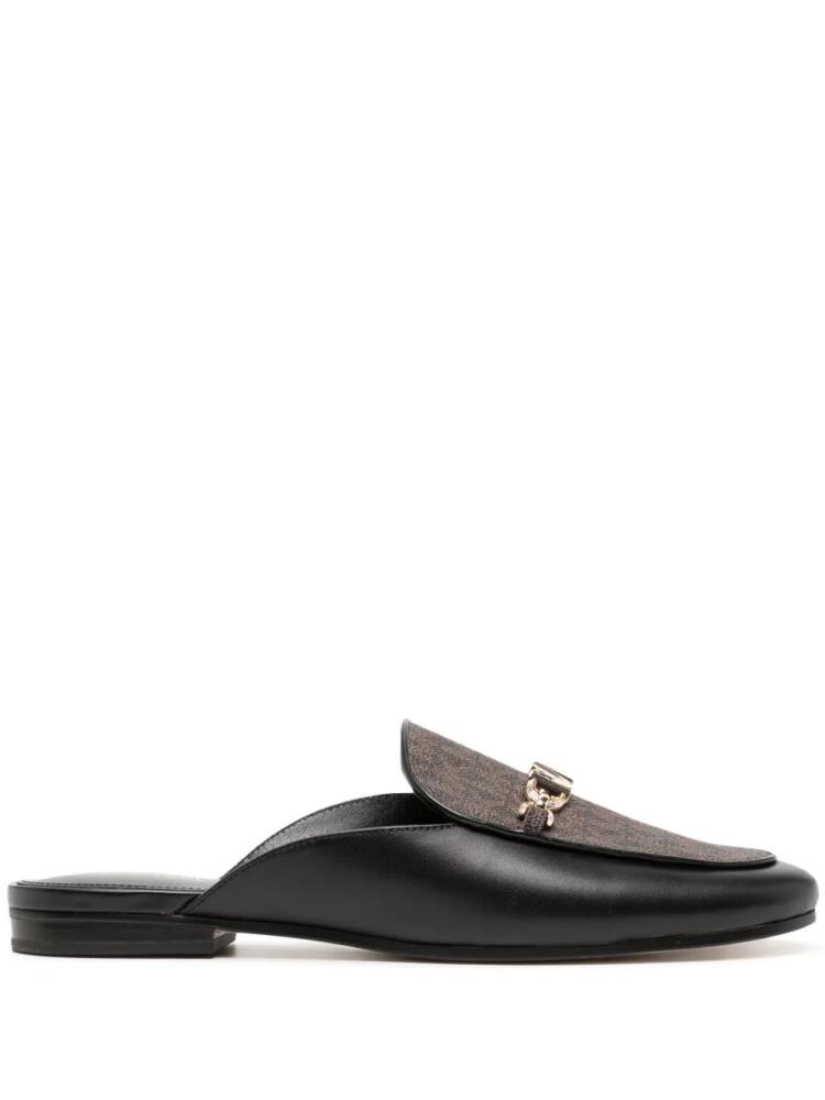 Michael Kors Tiffanie leather mules - Black Cover