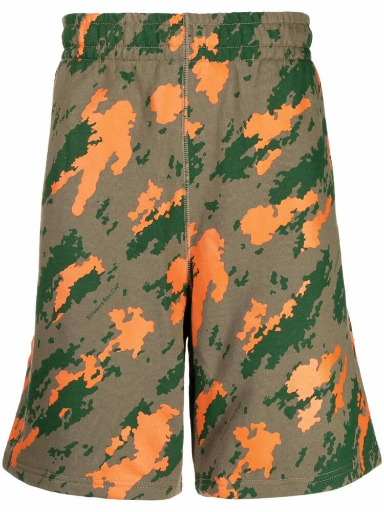 Billionaire Boys Club camouflage-print cotton bermuda shorts - Green Cover