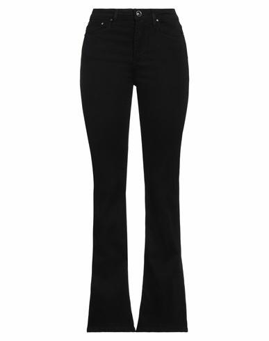 Guess Woman Jeans Black Tencel Lyocell, Modal, Elastomultiester, Elastane Cover