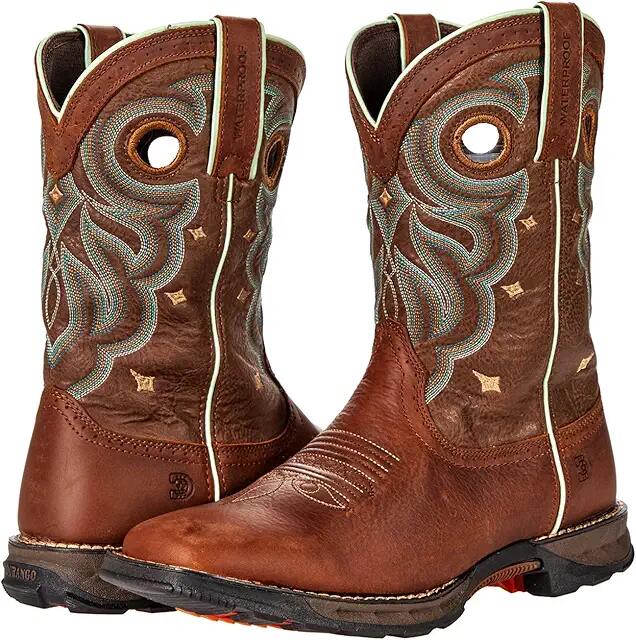 Durango Maverick 10 Western WP (Tan) Women's Shoes Cover