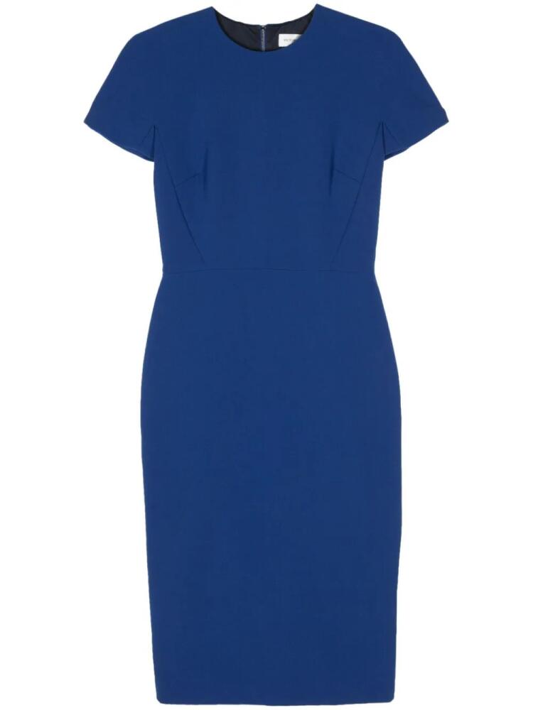 Victoria Beckham round-neck midi dress - Blue Cover