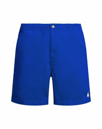 Polo Ralph Lauren 6-inch Polo Prepster Twill Short Man Shorts & Bermuda Shorts Blue Cotton, Elastane Cover