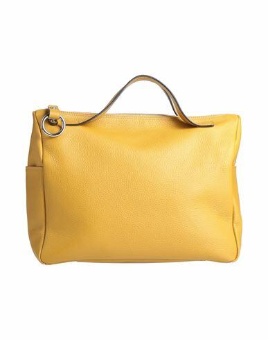 Gianni Notaro Woman Handbag Ocher Calfskin Cover