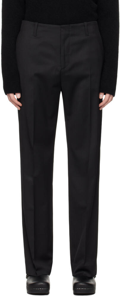 Filippa K Black Bootcut Trousers Cover