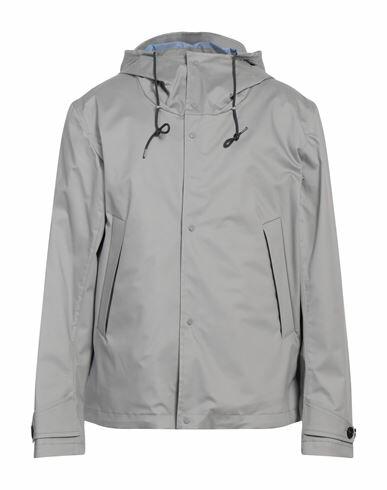 Ten C Man Jacket Light grey Cotton, Polyamide, Elastane Cover