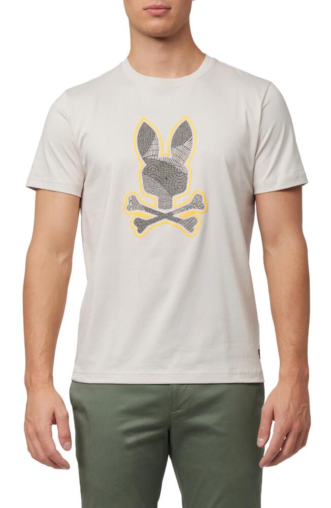 Psycho Bunny Lenox Graphic T-Shirt in Natural Linen Cover