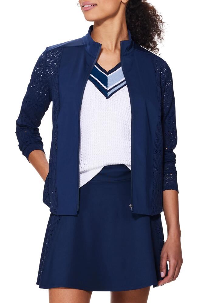 NZ ACTIVE by NIC+ZOE Active Lace Jacket in Ink Cover