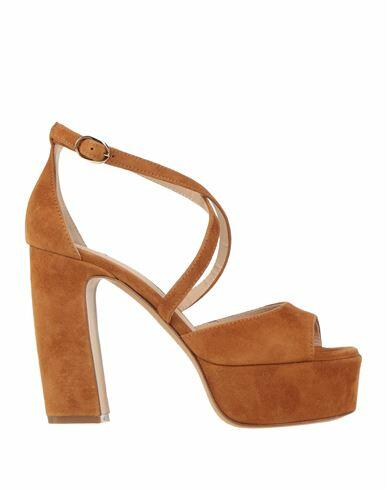 Roberto Festa Woman Sandals Camel Leather Cover