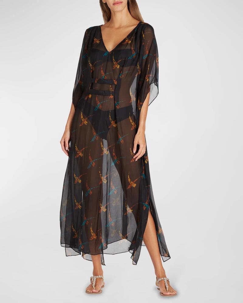 VALIMARE Florence Maxi Caftan Coverup Cover