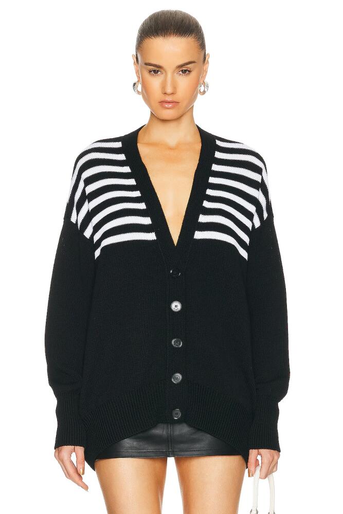 Givenchy V Neck Cardigan in Black Cover