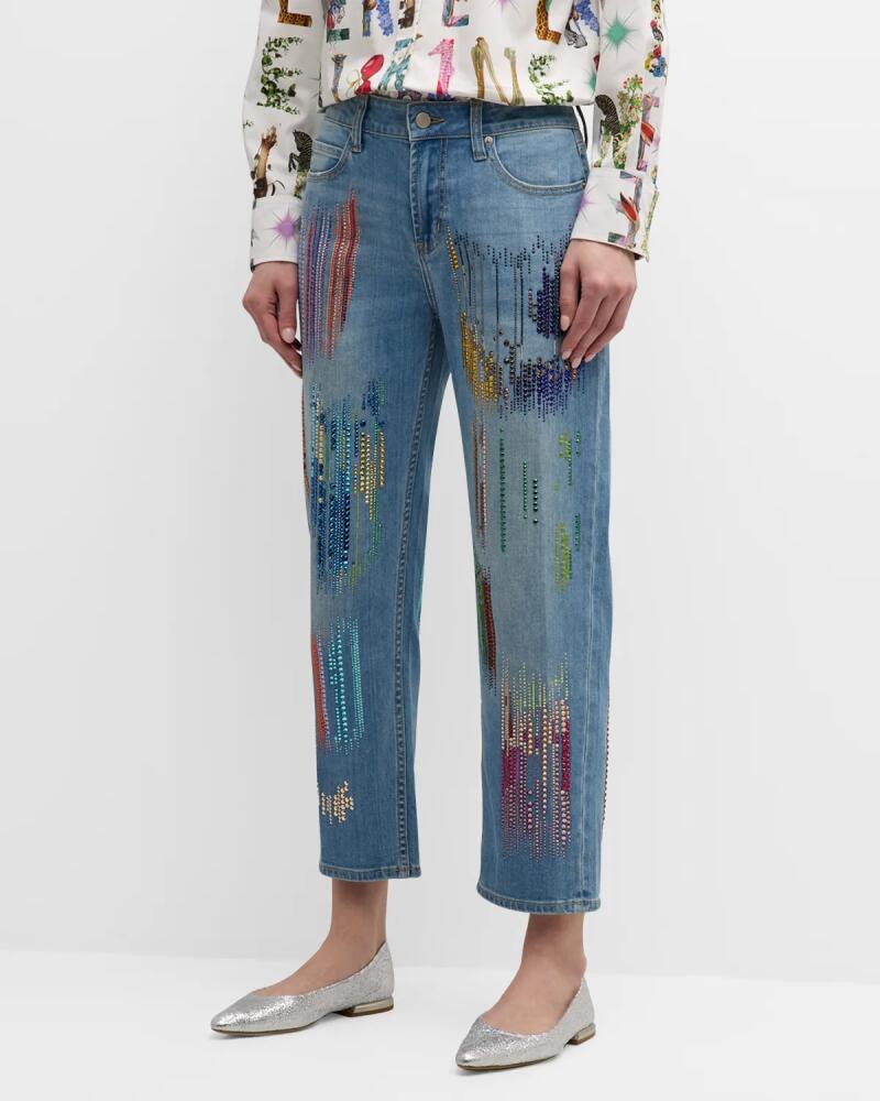 Libertine FWB Boyfriend Jeans with Crystal Detail Cover