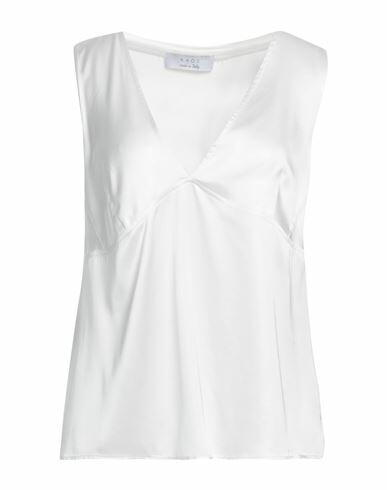 Kaos Woman Top Ivory Viscose Cover