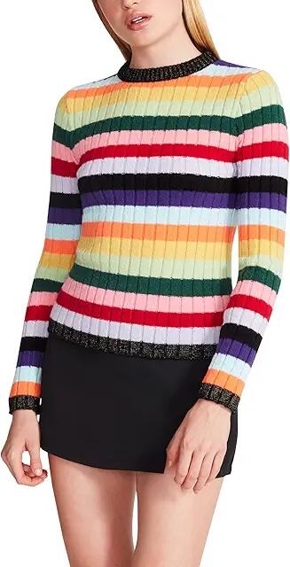 Steve Madden Leonie Sweater (Multi Stripe) Women's Clothing Cover