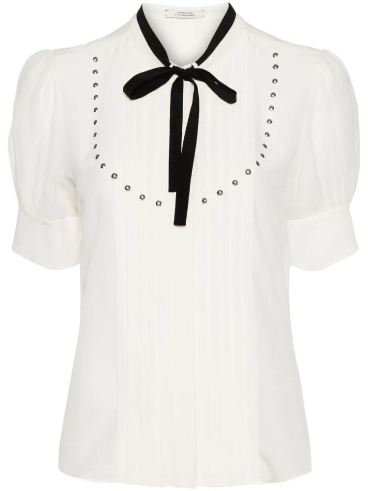 Dorothee Schumacher Beauty pleated shirt - White Cover