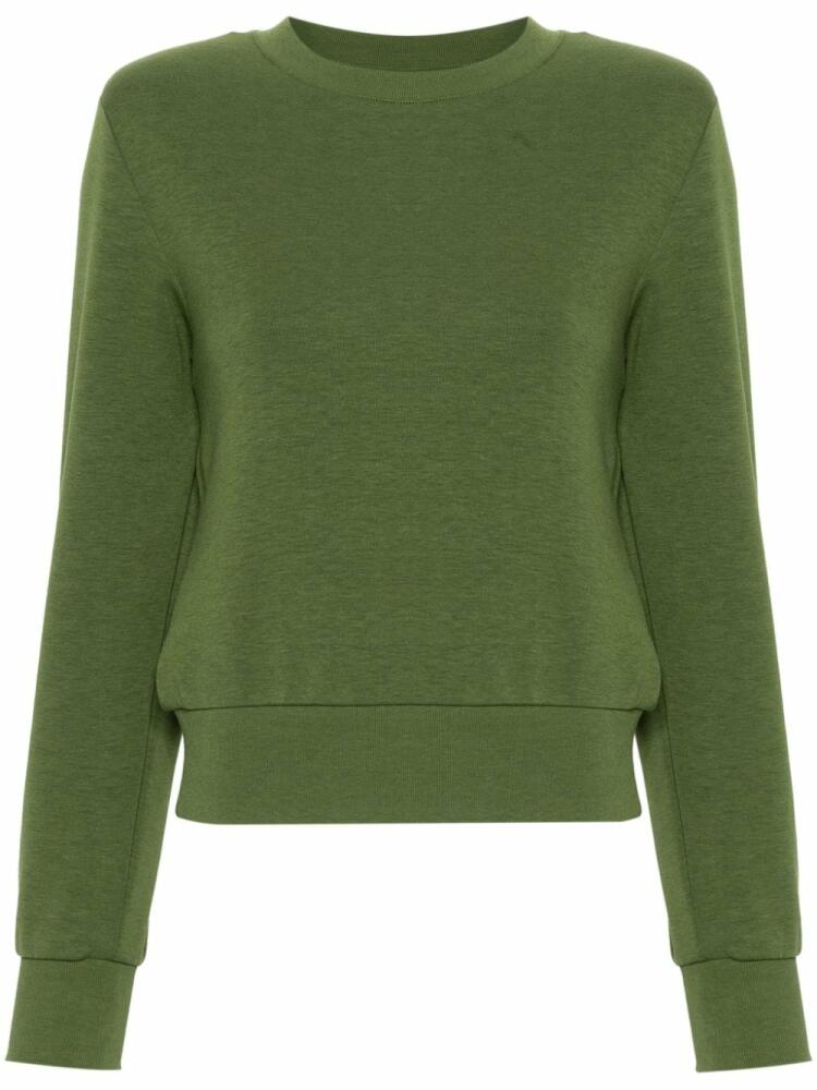 Patrizia Pepe shoulder-pads cotton sweatshirt - Green Cover