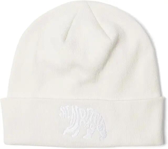 The North Face Dock Worker Recycled Beanie (Gardenia White/Bear Graphic) Beanies Cover