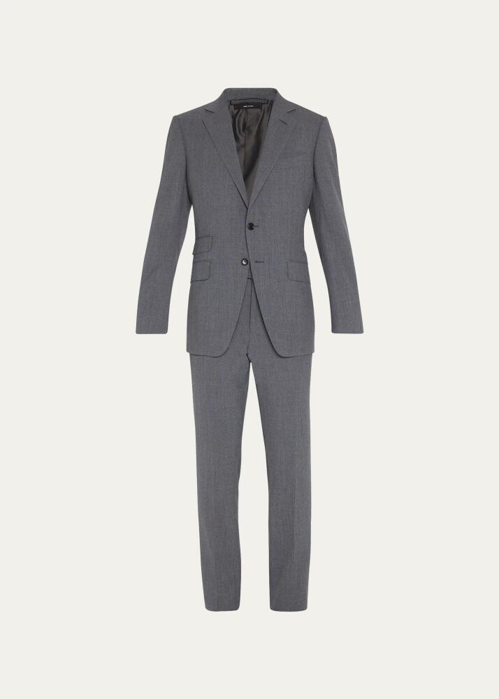 TOM FORD Men's O'Connor Solid Wool Suit Cover