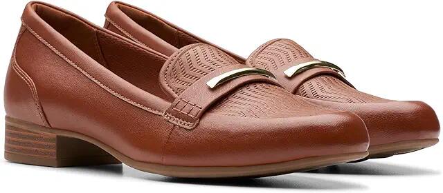 Clarks Juliet Aster (Cinnamon Leather) High Heels Cover