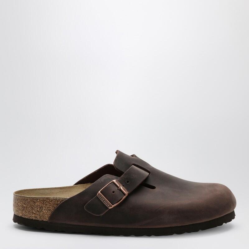 Birkenstock Habana-coloured Boston slipper with narrow fit Cover