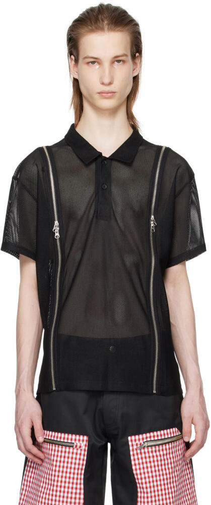 Olly Shinder Black Zip Polo Cover