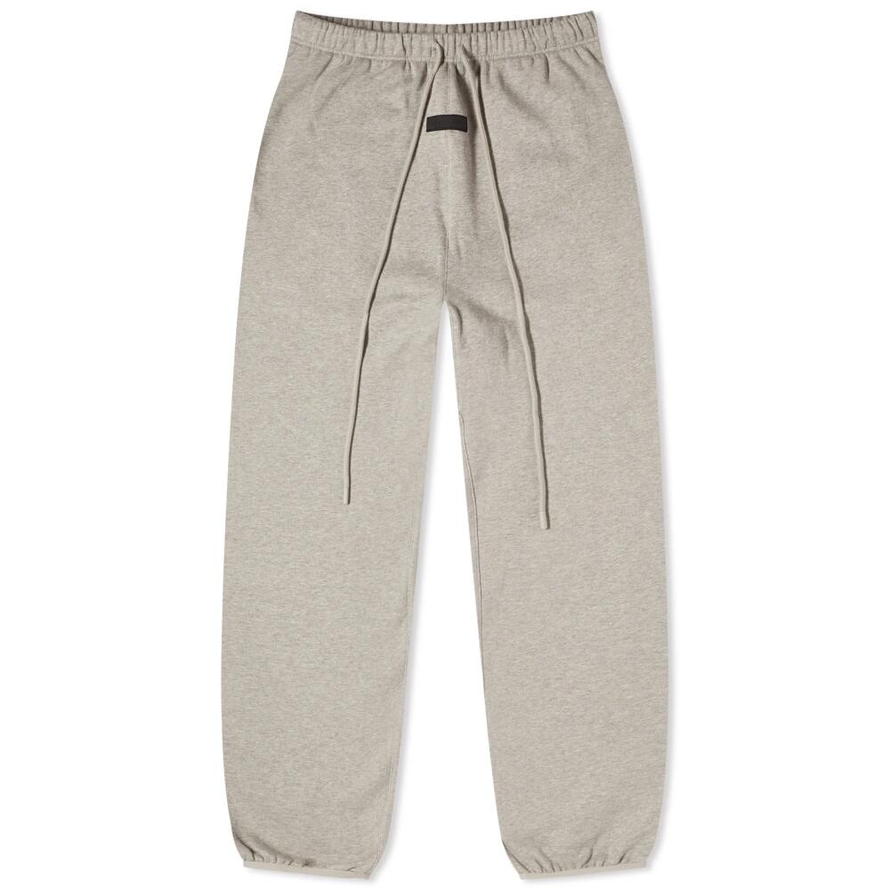 Fear of God ESSENTIALS Men's Spring Tab Detail Sweat Pants in Dark Heather Oatmeal Cover