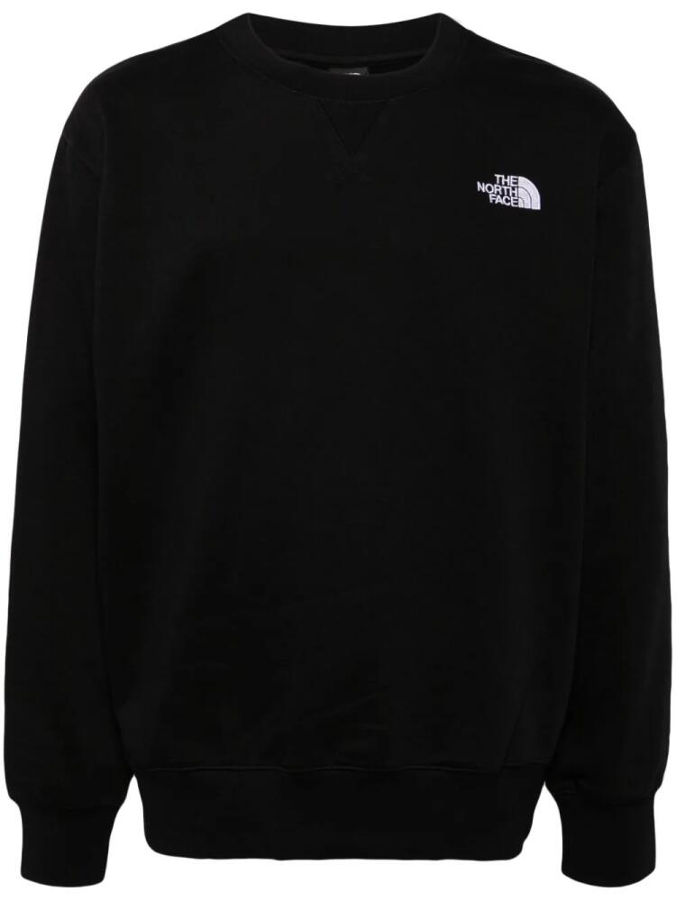 The North Face logo-embroidered long-sleeved sweatshirt - Black Cover