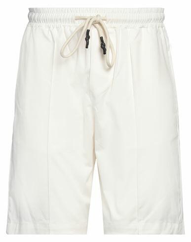 Why Not Brand Man Shorts & Bermuda Shorts White Cotton, Elastane Cover