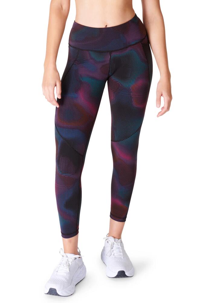 Sweaty Betty Power Pocket Workout Leggings in Black Gradient Dot Print Cover